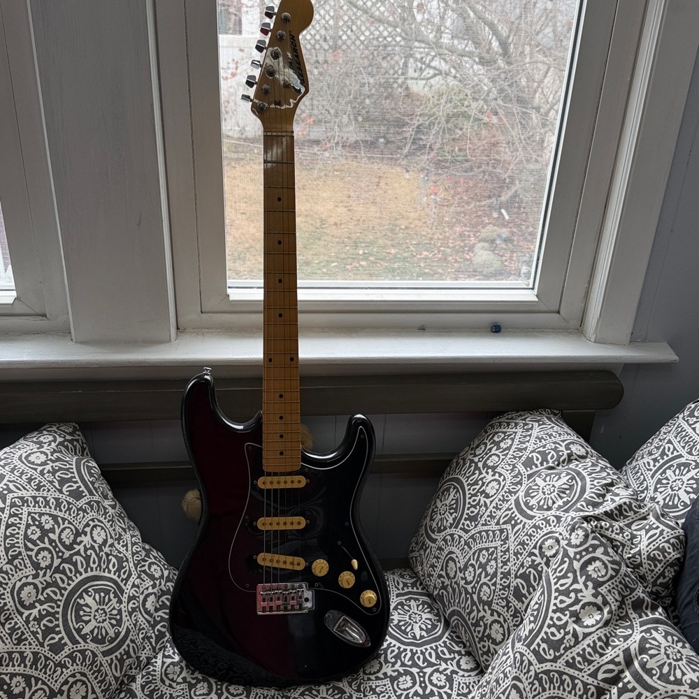 Vintage Re/Done Black Guitar Gig Bag 13’ w by 40’ T